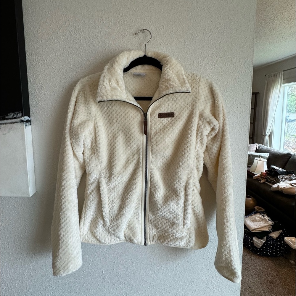 Columbia Sportswear cream zip-up fleece - NWOT